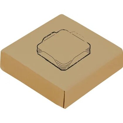 6-piece coaster set made of stainless steel MATILDE