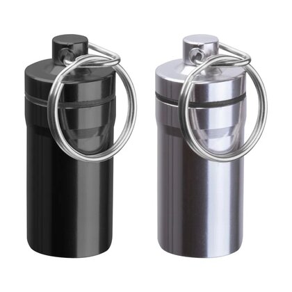 Stainless steel keychain container ALICE