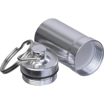 Stainless steel keychain container ALICE