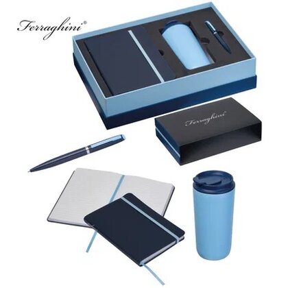 Ferraghini set &ndash; notebook, pen, and drinking cup KAMILA