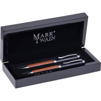 Mark Twain wood writing set LORENZO