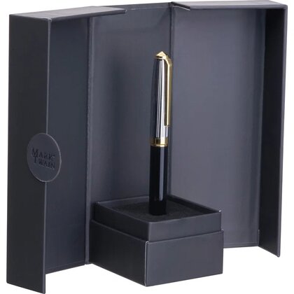 Mark Twain ballpen in magnetic box IRIS