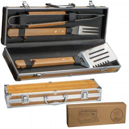 3-piece BBQ cutlery YVONNE