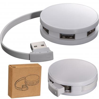4 port - rounded USB-Hub SUSAN