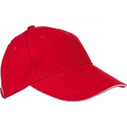 6-panel sandwich baseball cap CURTIS