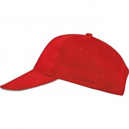 6-panel sandwich baseball cap CURTIS