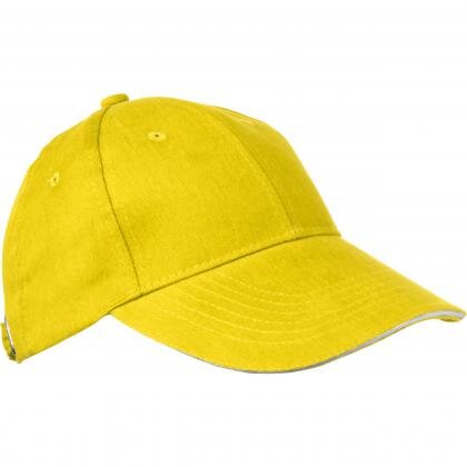 6-panel sandwich baseball cap CURTIS