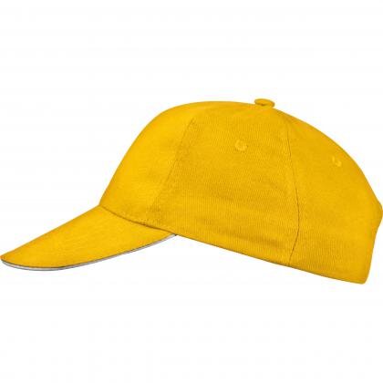6-panel sandwich baseball cap CURTIS