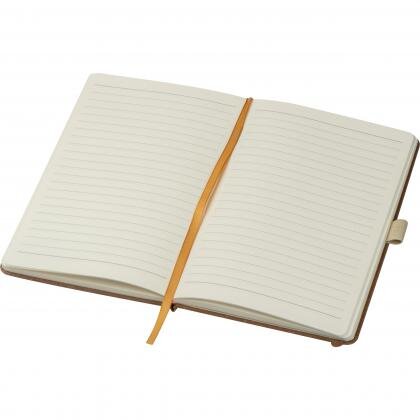 A5 notebook with recycled leather cover TRACY