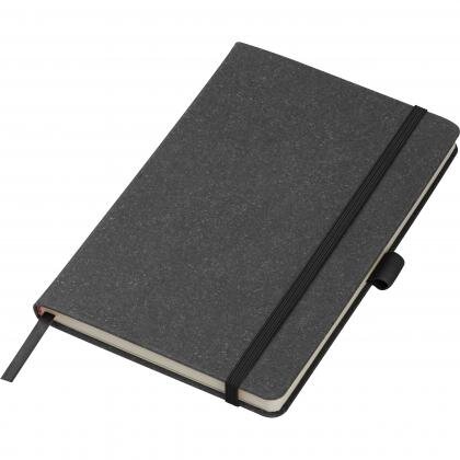 A5 notebook with recycled leather cover TRACY