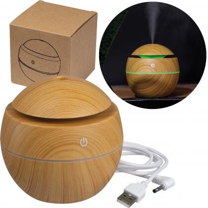 Aroma humidifier with color changing LED light ROSALIE