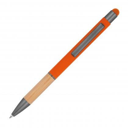 Ball pen with bamboo grip zone BRYGIDA