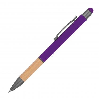 Ball pen with bamboo grip zone BRYGIDA