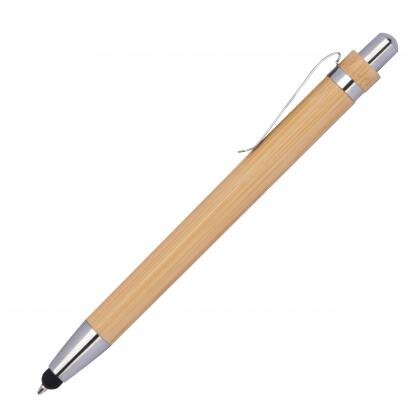Bamboo ballpen with touch function GIOVANNA