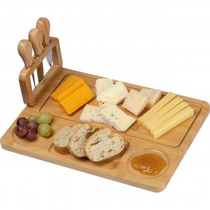 Bamboo cheese set FORTUNATO