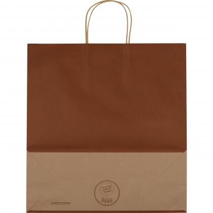 Big recycled paperbag with 2 handles GUS