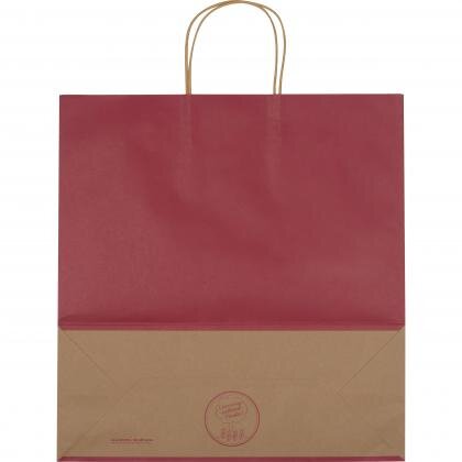 Big recycled paperbag with 2 handles GUS