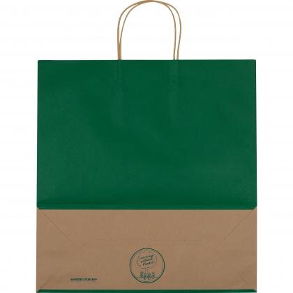 Big recycled paperbag with 2 handles GUS