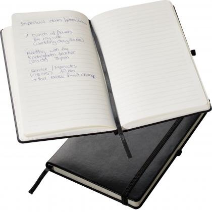 Black A5 notebook SCARLETT