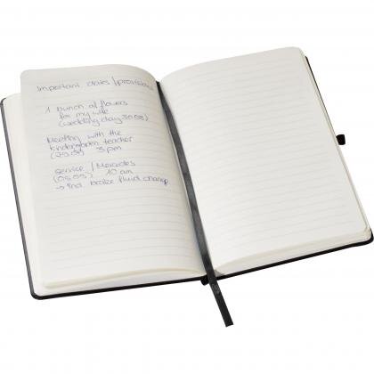 Black A5 notebook SCARLETT