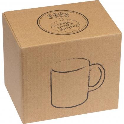 Black mug with colored inside ZANE