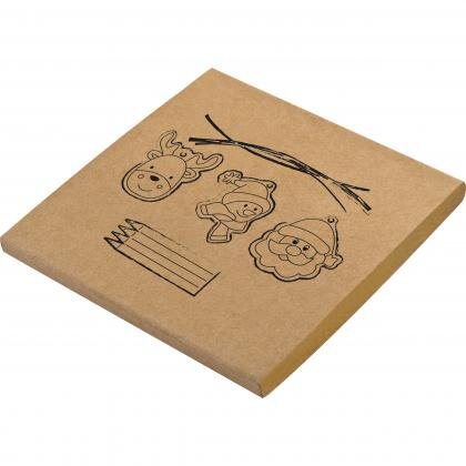 Christmas tree tag painting set PABLO