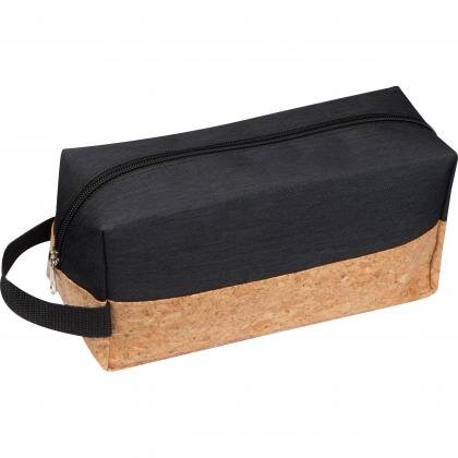 Cosmetic bag with cork bottom KLEMENTYNA