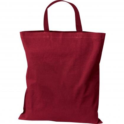 Cotton bag with short handles MARSHALL