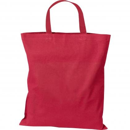 Cotton bag with short handles MARSHALL