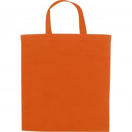 Cotton bag with short handles MARSHALL