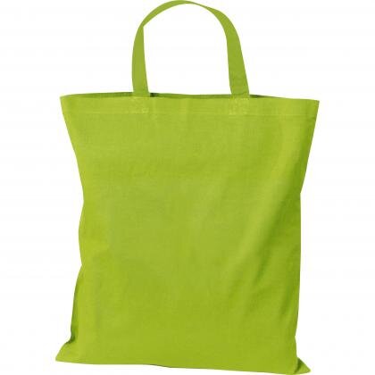 Cotton bag with short handles MARSHALL