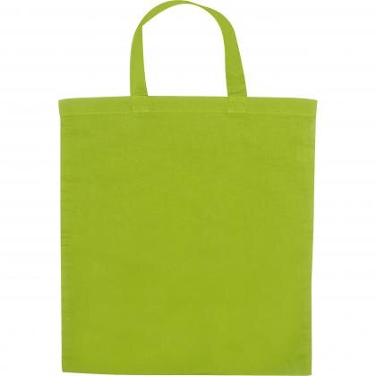Cotton bag with short handles MARSHALL