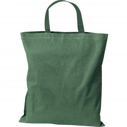 Cotton bag with short handles MARSHALL