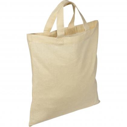 Cotton bag with short handles KERSTIN