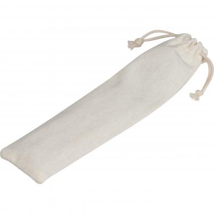 Cutlery set in a cotton pouch NIKODEM