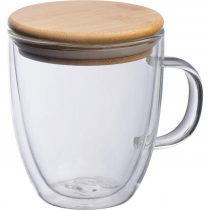 Double-walled glass with handle (350 ml) CECIL