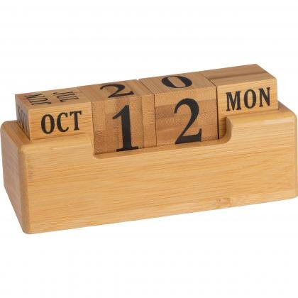 Everlasting bamboo desk calendar ANNABELLE