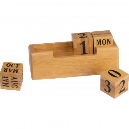 Everlasting bamboo desk calendar ANNABELLE