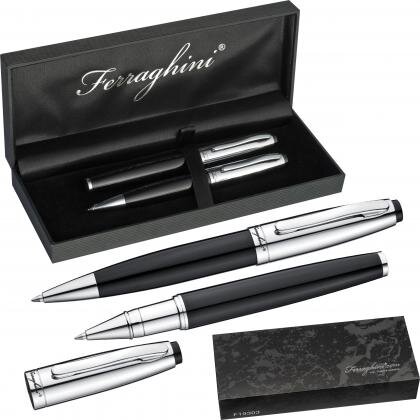 Ferraghini writing set with a ball pen and a rollerball pen ANASTAZJA