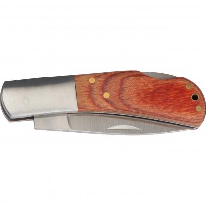 Folding knife with wooden handle JENS
