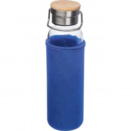 Glass bottle with neoprene sleeve, 600ml RAMONA