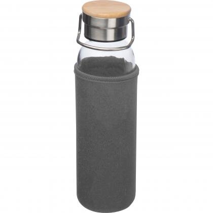 Glass bottle with neoprene sleeve, 600ml RAMONA