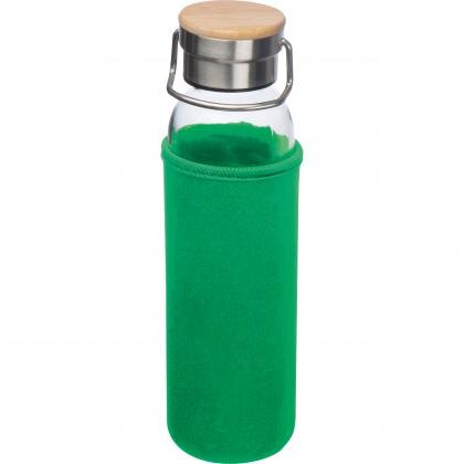 Glass bottle with neoprene sleeve, 600ml RAMONA