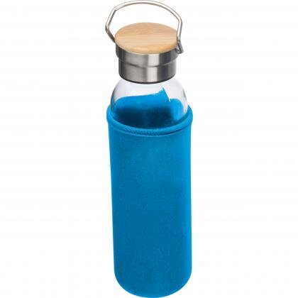 Glass bottle with neoprene sleeve, 600ml RAMONA