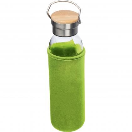 Glass bottle with neoprene sleeve, 600ml RAMONA