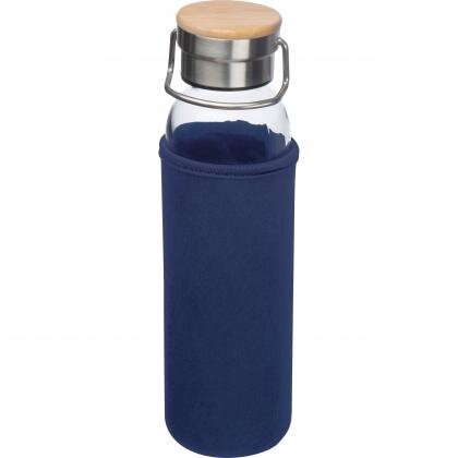 Glass bottle with neoprene sleeve, 600ml RAMONA