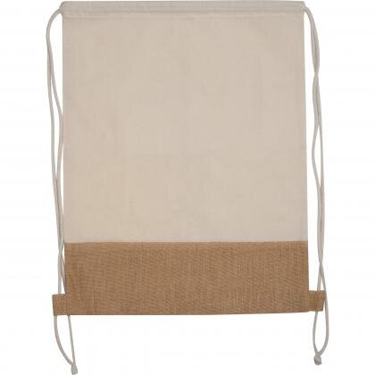 Gymbag with jute bottom EWELINA