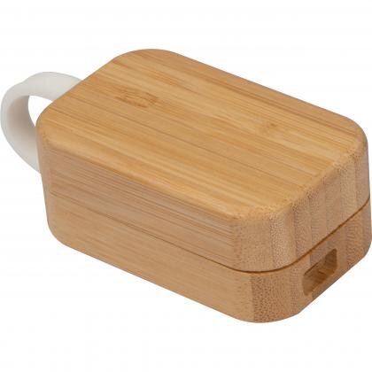Inearphones in a bomboo box HAZEL