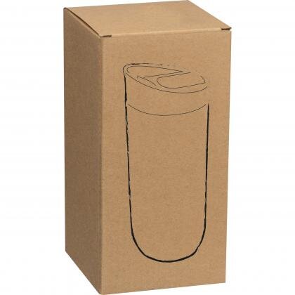 Insulated Mug 500ml with push-button Closure TIZIANO