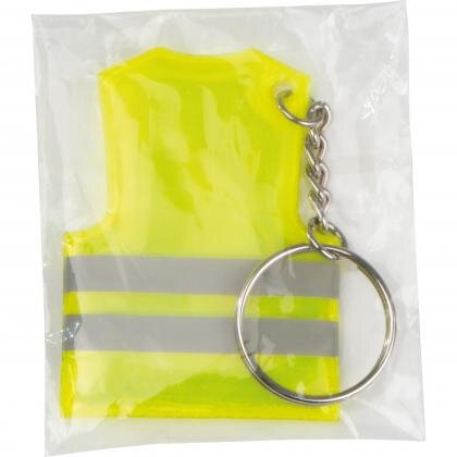 Key fob in the shape of a safety vest MIRIAM